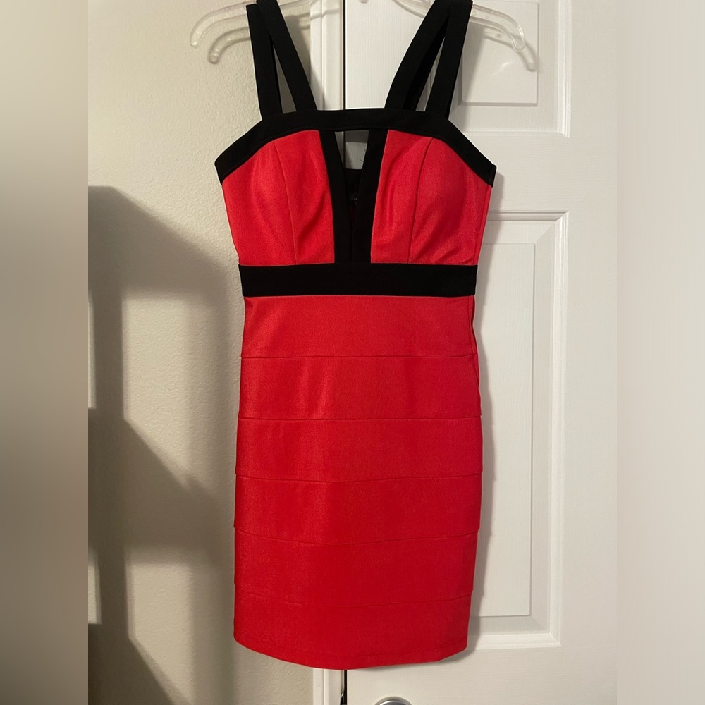 Crystal Doll Red and Black Dress
